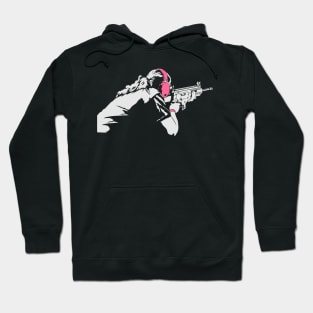 Shooting Girl - Gun Guns Weapons Weapon Gaming Gamer Girls Hoodie